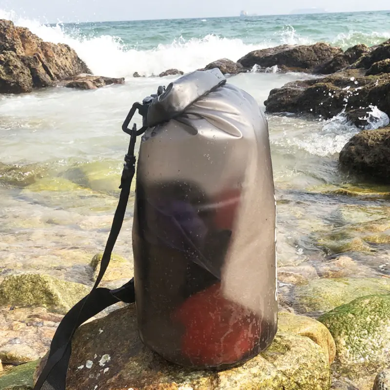 Waterproof Swimming Bag Dry Sack 5/10/15/20L Waterproof Floating Dry Gear Bags For Boating Fishing Rafting Swimming