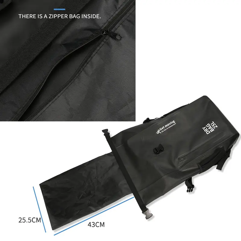 20L Pvc Outdoor Storage Bag Backpack Waterproof Swimming Rafting Kayaking Trekking Floating Sailing Beach Bag Backpack