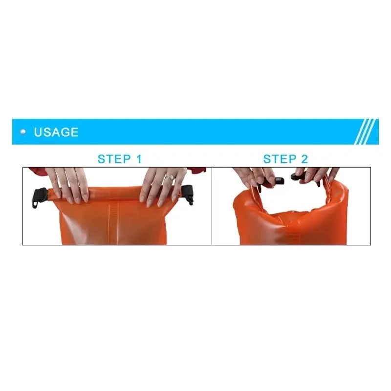 Waterproof Swimming Bag Dry Sack 5/10/15/20L Waterproof Floating Dry Gear Bags For Boating Fishing Rafting Swimming