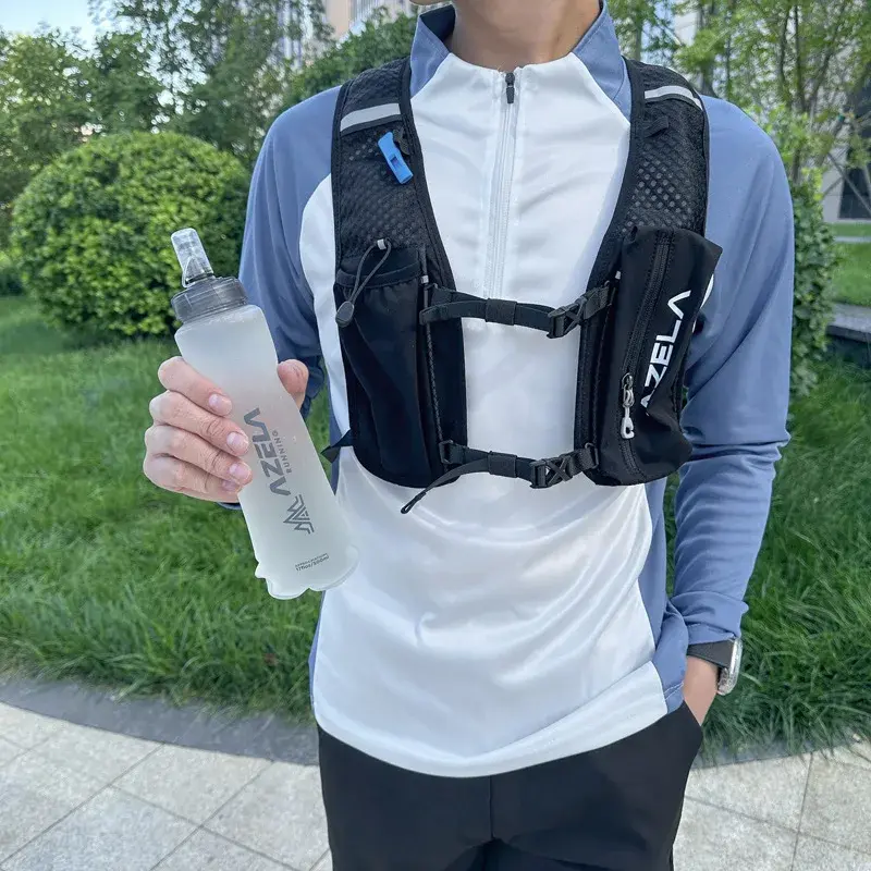250ml 500ml Water Bottle Folding Soft Flask Sport Water Bottle Water Bag Collapsible Running Camping Hiking Portable Lightweight