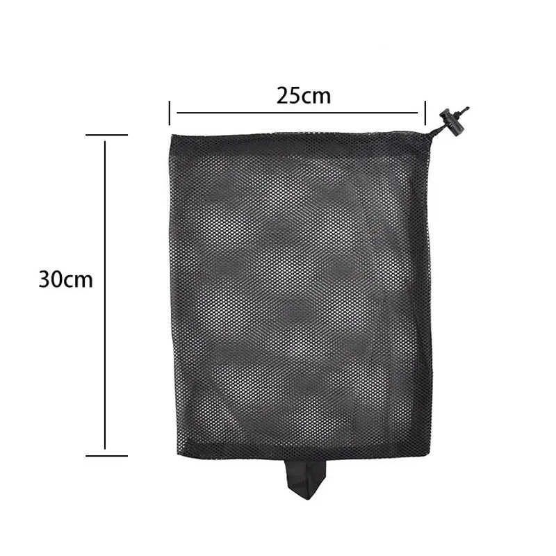 Outdoor Mesh Drawstring Bag Mesh Sports Bag Storage Mesh Bags for Beach Swimming Diving Surfing Sundries Toy Cosmetic
