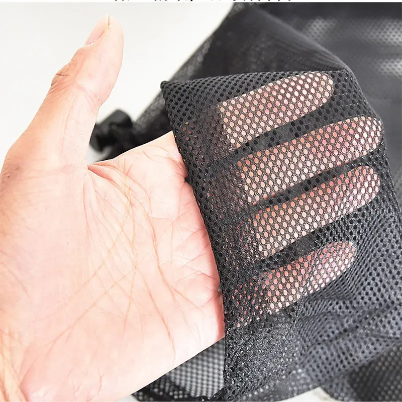 Outdoor Mesh Drawstring Bag Mesh Sports Bag Storage Mesh Bags for Beach Swimming Diving Surfing Sundries Toy Cosmetic