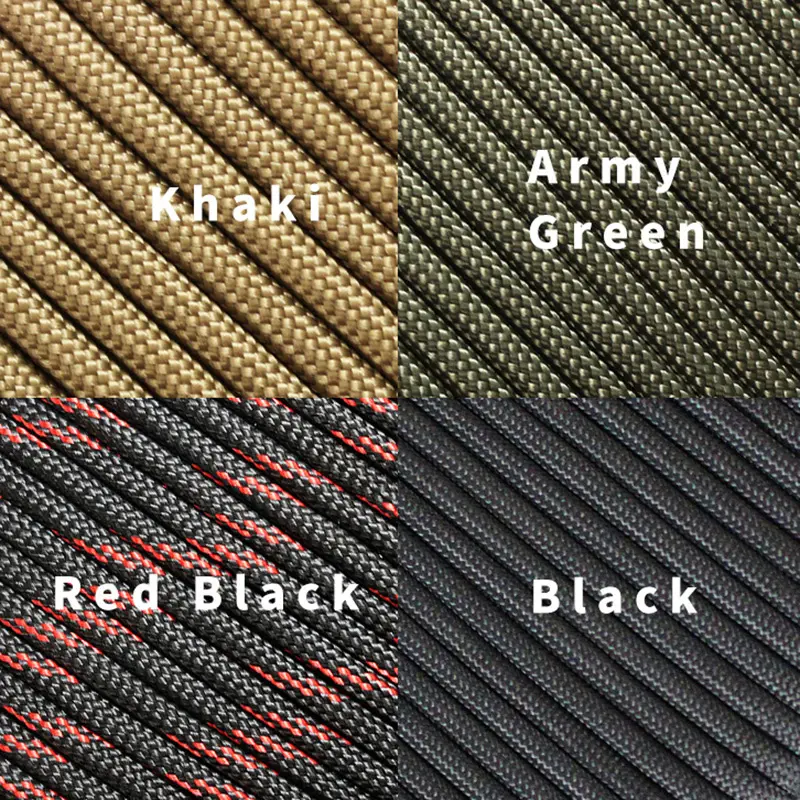 550 10-Core Paracord 4mm Outdoor Camping Survival Tool PE Fire Rope Fishing Cotton Line Parachute Hiking