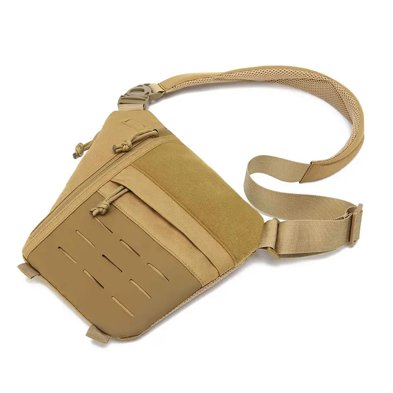Multifunctional Concealed Tactical Gun Bag Holster Men's Nylon Shoulder Bag Anti-theft Bag Chest Bag Hunting Bag Hiking Cycling