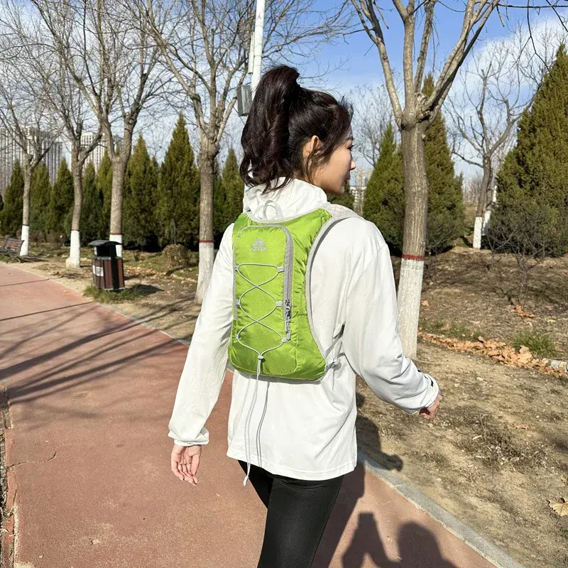 8L Running Hydration Vest Backpack Men Women Outdoor Sport Bags Trail Marathon Jogging Hiking Backpack Option Water Bag Flask