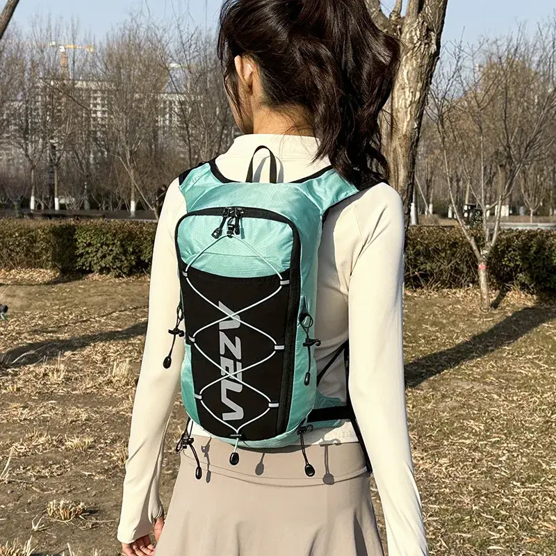 Bicycle Backpack Reflective Hydrating Vest Backpack For Men And Women Running Cycling Hiking Marathon Outdoor Sports Water Bag