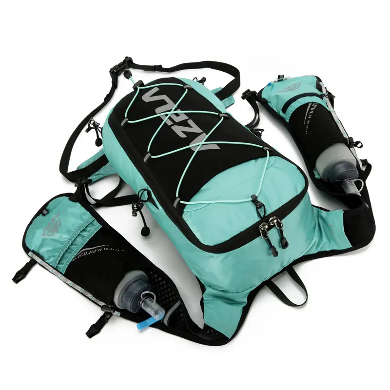 Bicycle Backpack Reflective Hydrating Vest Backpack For Men And Women Running Cycling Hiking Marathon Outdoor Sports Water Bag