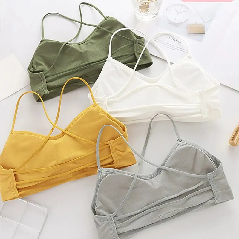 Women Cross Strap Sports Bra Push Up Sport Bra Top Yoga Gym Crop Top Brassiere Female Fitness Top Yoga Bralette Breathable Bras