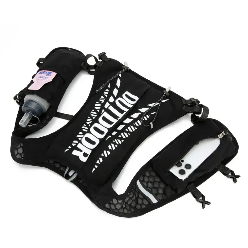 Outdoor Trail Running Ultralight Backpack Hydration Jogging Vest Men Breathable Marathon Bicycle Bag Water Bottle 500ML 1.5L