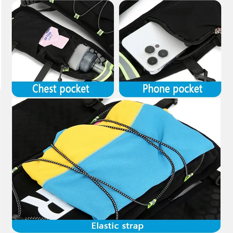 5L Breathable Hydration Vest Trail Running Backpacks Lightweight Cycling Run Jogging Marathon Backpack Riding Bike Climbing Bag
