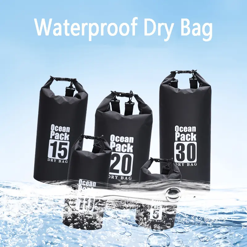 2/3/5/10/15/20/30L Waterproof Dry Bag Pack Sack For Swimming Rafting Kayaking River Trekking Floating Sailing Canoing Boating