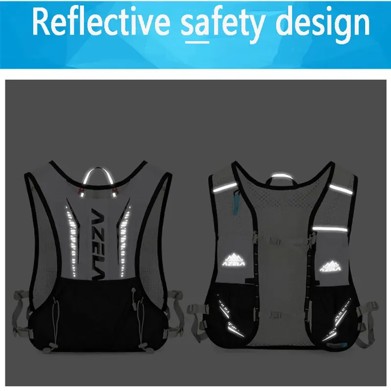 Breathable Hydration Vest Trail Running Backpacks Lightweight Cycling Run Jogging Marathon Backpack Riding Bike Climbing Bag