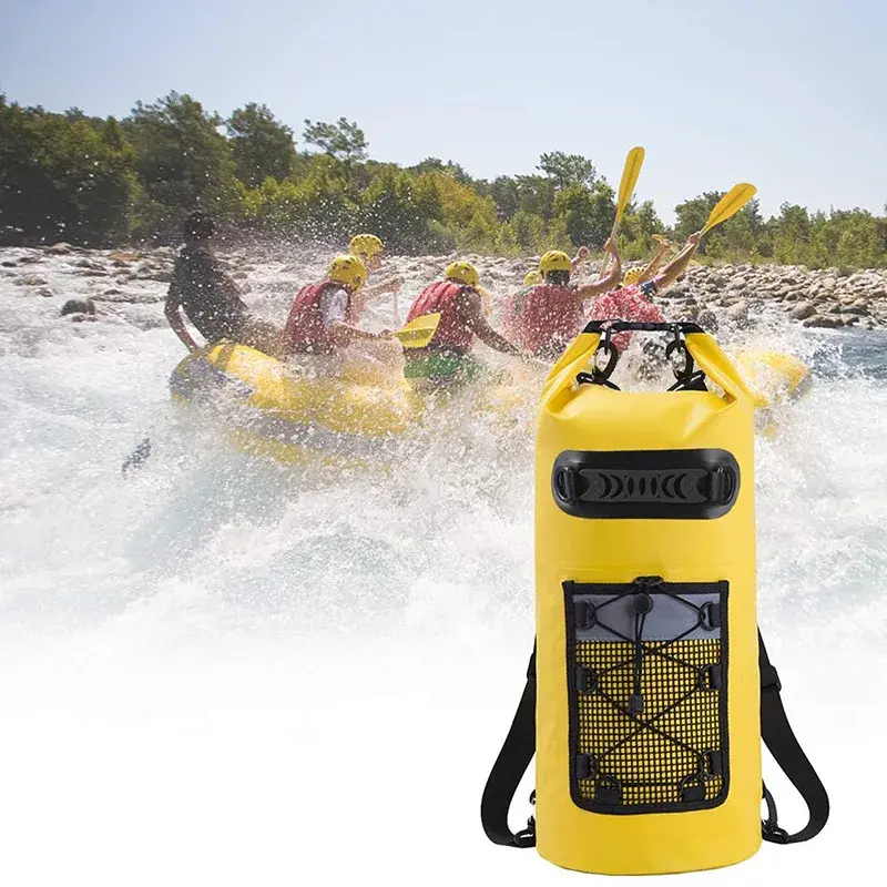 10L 20L 30L Waterproof Ocean Swimming Backpack PVC Diving Compression Storage Dry Pack Bag Men Women Kayaking Surfing Backpack