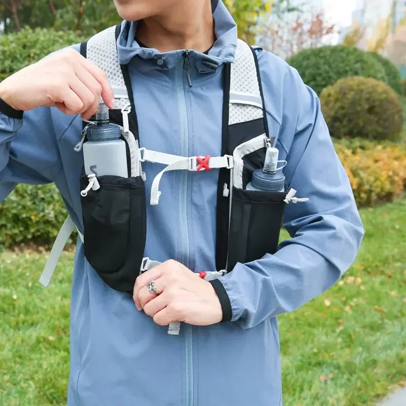 Outdoor Trail Running Backpack Ultralight Women Men Running Race Hydration Vest Marathon Bicycle Bag for Marathon Hiking Cycling