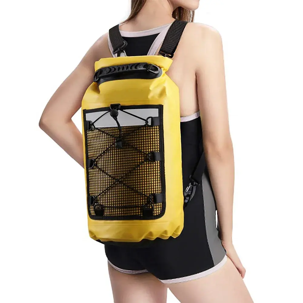 10L 20L 30L Waterproof Ocean Swimming Backpack PVC Diving Compression Storage Dry Pack Bag Men Women Kayaking Surfing Backpack