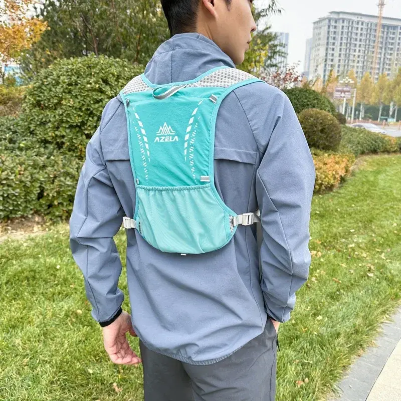 Outdoor Trail Running Backpack Ultralight Women Men Running Race Hydration Vest Marathon Bicycle Bag for Marathon Hiking Cycling