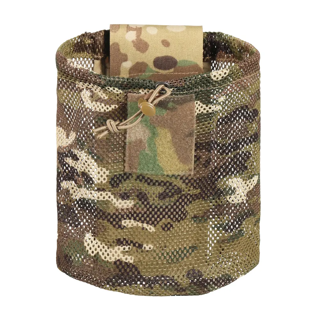 500D Roll-Up Mag Mesh Dump Pouch Magazine Mini Foldable Net Pocket EDC Tactical Outdoor Sport Hunting Bags Molle Waist Pouch
