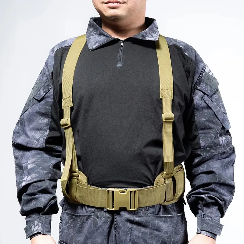 Military Molle Belt Tactical Army 1000D Nylon Waist Belt Men Airsoft Combat Suspender Adjustable Hunting Waist Support