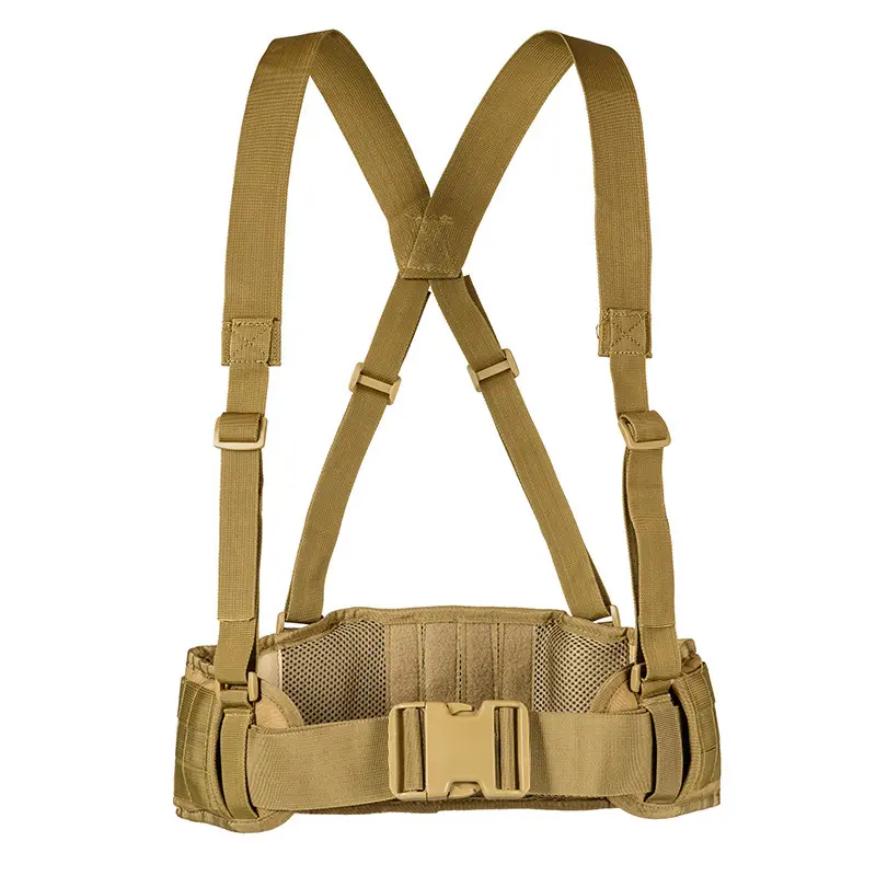 Military Molle Belt Tactical Army 1000D Nylon Waist Belt Men Airsoft Combat Suspender Adjustable Hunting Waist Support