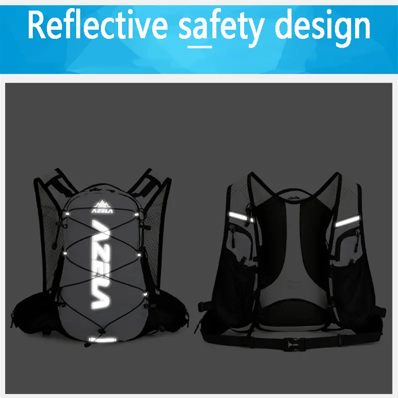 Large Capacity Hydration Running Vest Running Phone Holder Vest Lightweight Cycling Backpack for Trail Running Marathons Cycling