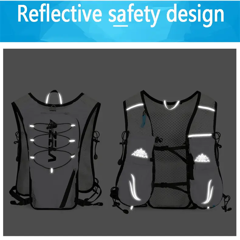 Running Hydration Vest Running Backpack Hiking Outdoor Hydration Pack Running Vest Cycling Backpack Hydration Bag 1.5L Water Bag