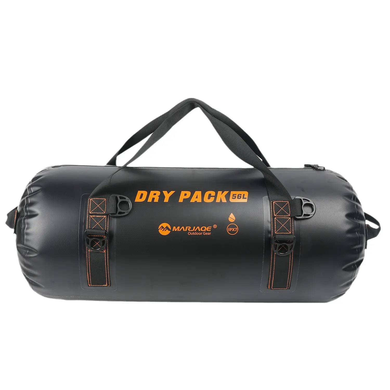 56L 80L Large Waterproof Duffle With Air Nozzle Travel Dry Duffel Bag Heavy Duty Bag for Kayaking Boating Rafting Swim Fishing