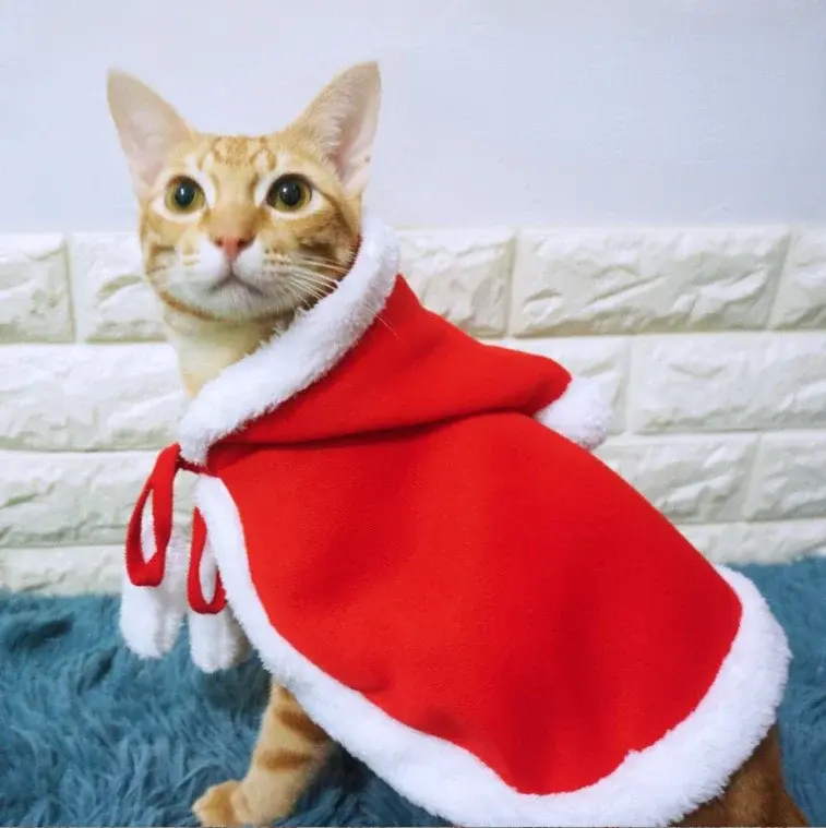 Christmas Dog Clothes New Year Pets Dogs Clothing for Small Medium Dogs Costume Yorkshire Pet Shirt Warm Dog Cat Costume Coat