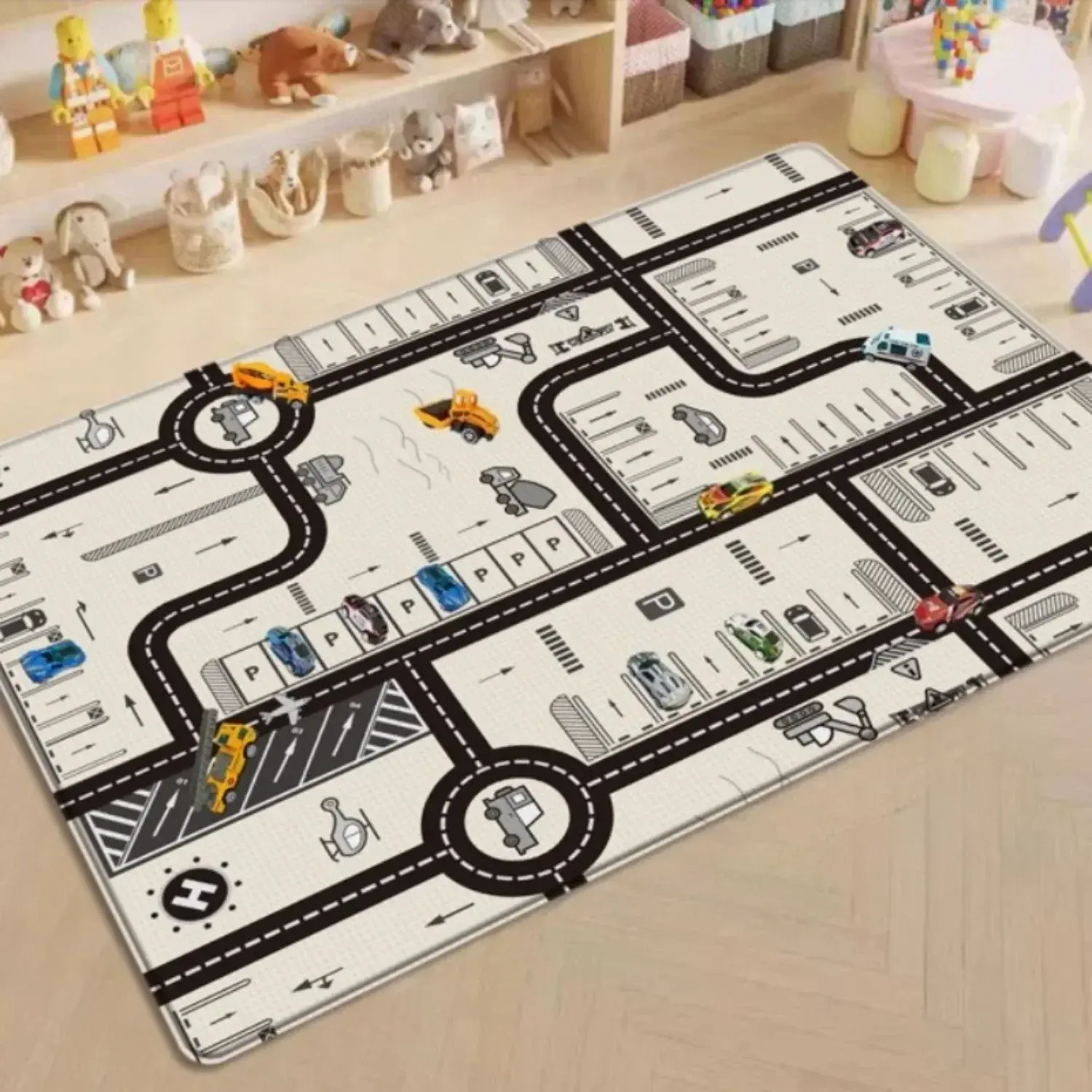 Rugs for Bedroom Baby Foldable Play Mat Foldable Baby Play Mat Children Carpet Kids Educational Activity Mat Activity Carpet