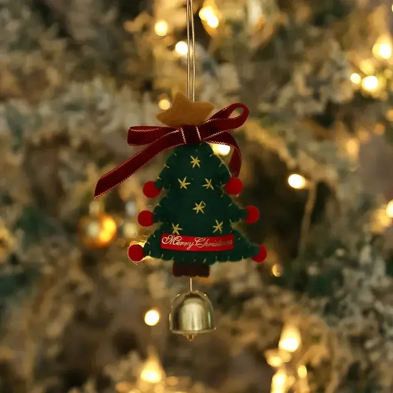 Christmas Tree Ornaments Christmas Decoration Car Pendant Xmas Tree Hanging Decoration for New Year Gift Supplies Party Decor