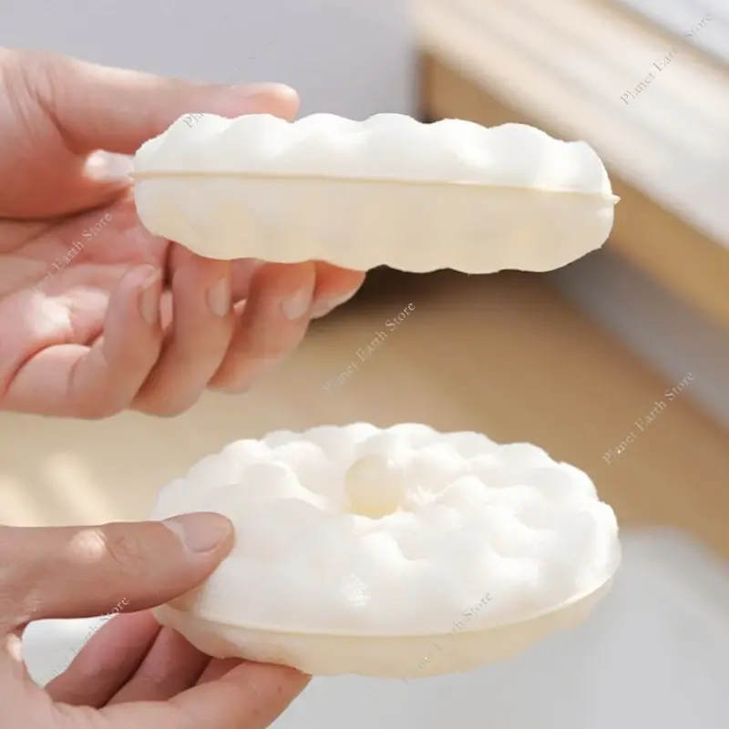 Kitchen Cleaning Rag Double-sided Suction Cup Sponge Wipe Soft Detachable Suction Cup Sponge Kitchen Cleaning Brush Household