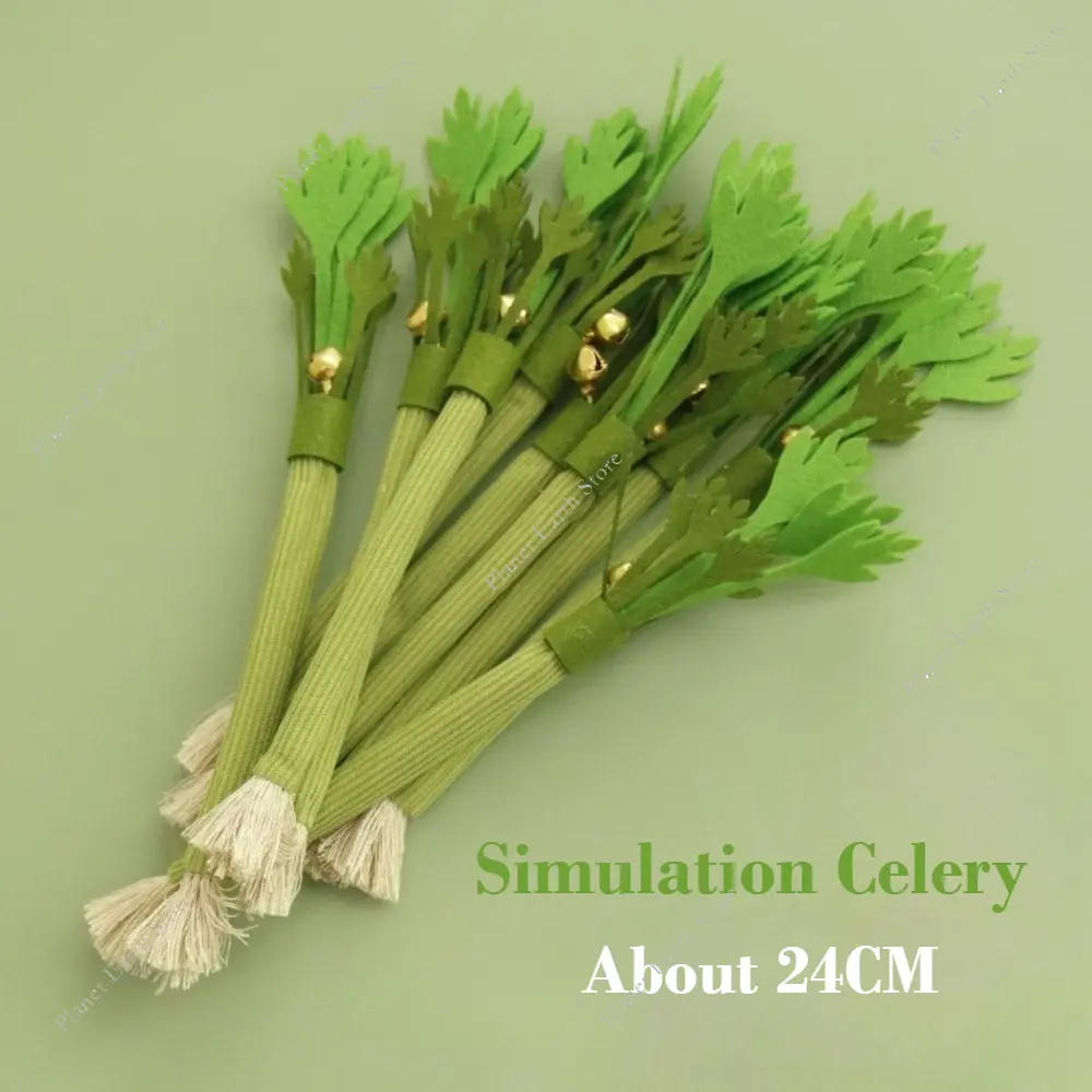 1/2Pcs Simulation Onion & Celery Cat Toys Creative Cute Shape Interactive Cleaning Teeth Kitty Toys 2025 New 22-24CM