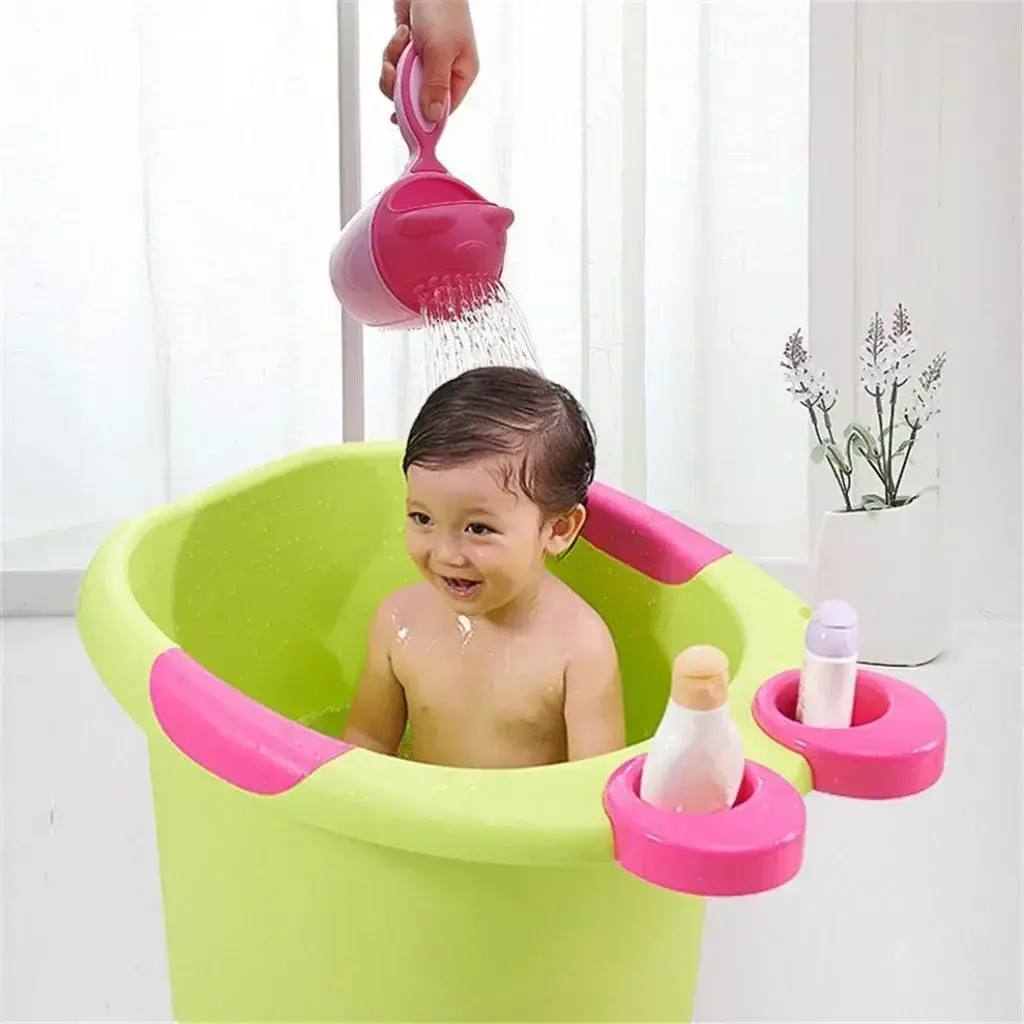 Baby Shampoo Rinse Cup Kids Bath Waterfall Rinser Children Bathing Baby Shower Spoons Child Washing Hair Cup Toddle Shampoo Cup