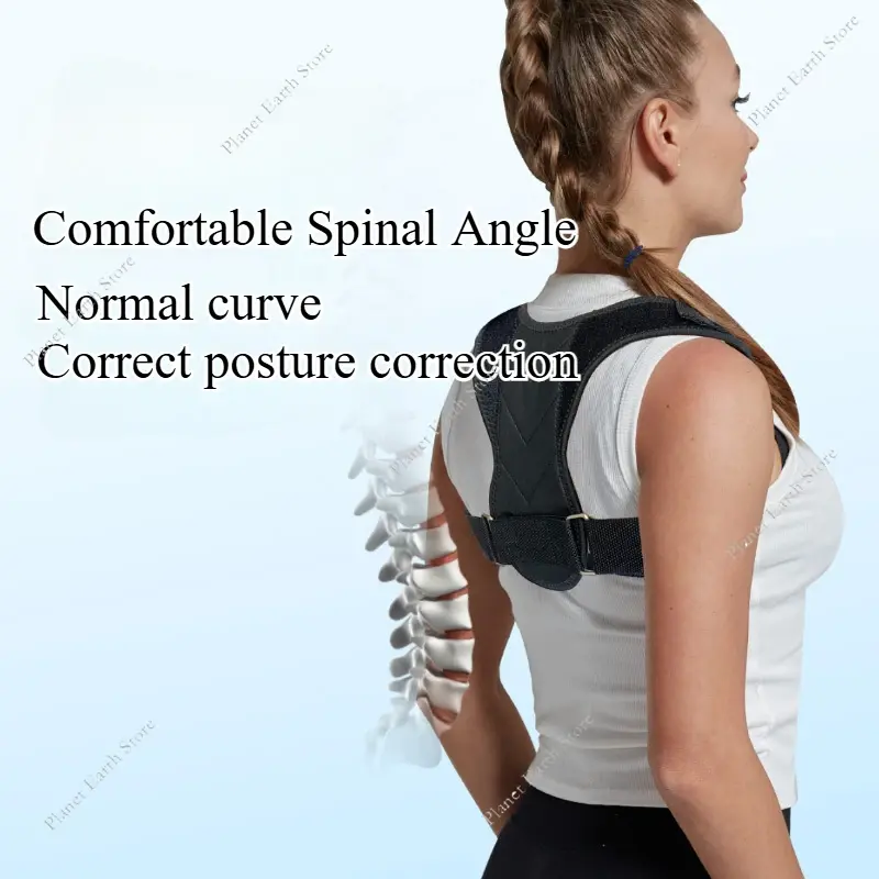 Posture Corrector Back Orthopedic Straps Invisible Back Posture Trainer Adjustable Shoulder Brace Straight Holder for Men Women