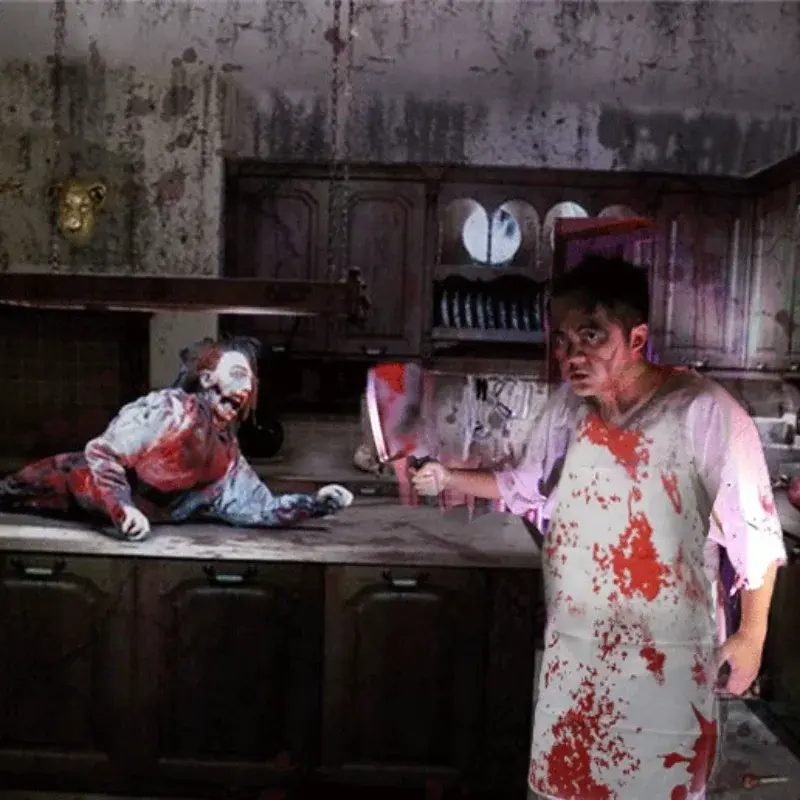 Halloween Party Dress Up Butcher Blood Apron Horror Party Apron Halloween Decorations Party Supplies Gift Party Supplies