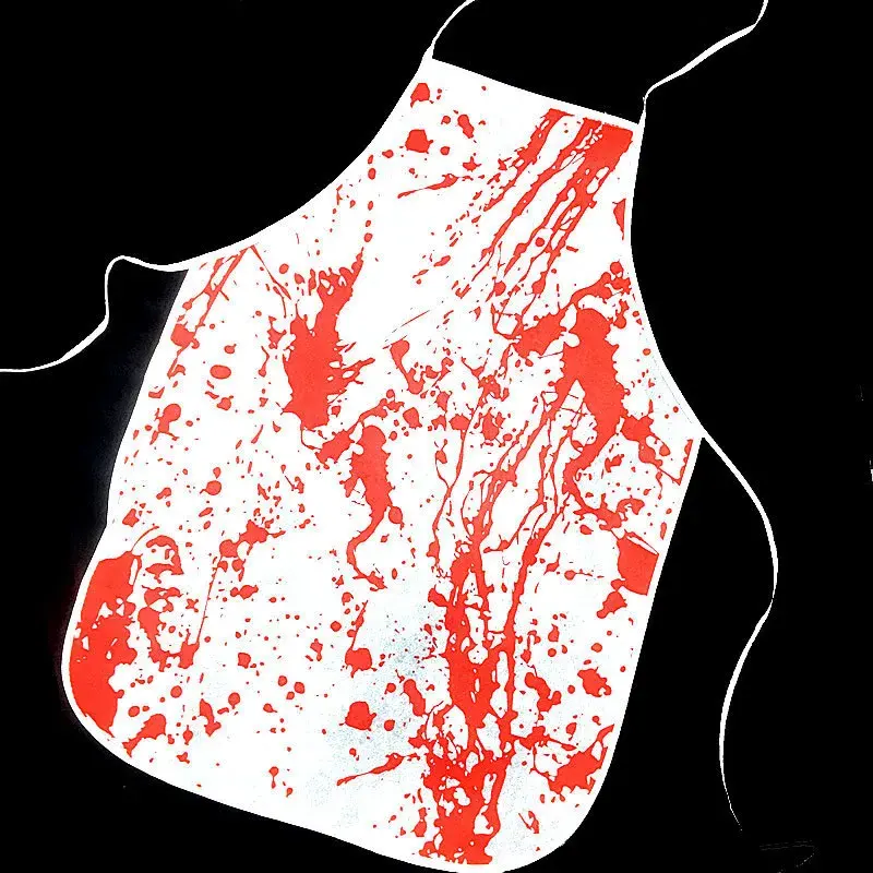 Halloween Party Dress Up Butcher Blood Apron Horror Party Apron Halloween Decorations Party Supplies Gift Party Supplies