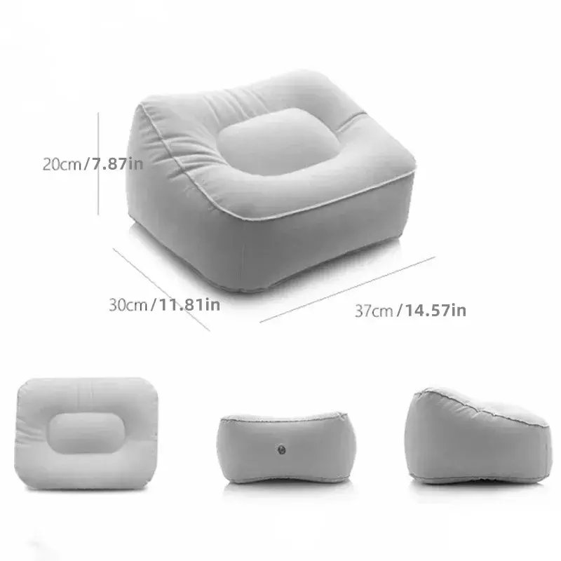 Flight Sleeping Footrest Rest Pillow on Airplane Car Bus Adjustable Kids Inflatable Travel Sleep Resting Pillows Relaxing Feet