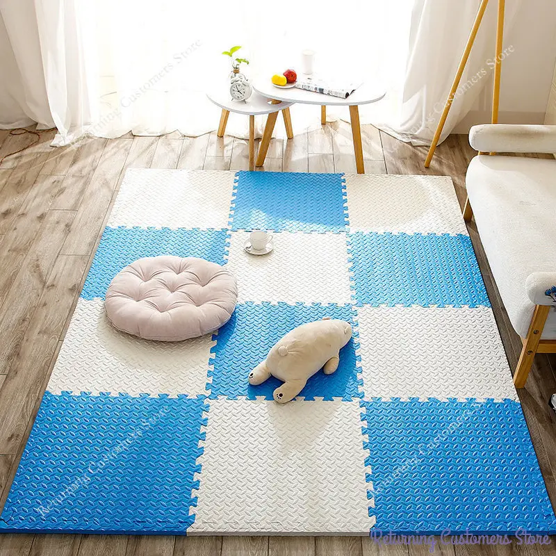 30*30cm Colorful EVA Foam Puzzle Mat for Baby Mattress Rug Children Room Activities Mat for Baby Blanket Educational Toys 12Pcs