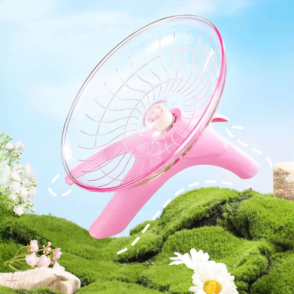 Small Pet Silent Running Practice Wheel Pet Hamster Running Wheel Hamster Mouse Hedgehog Parrot Ideal Choic Small Animal Toy
