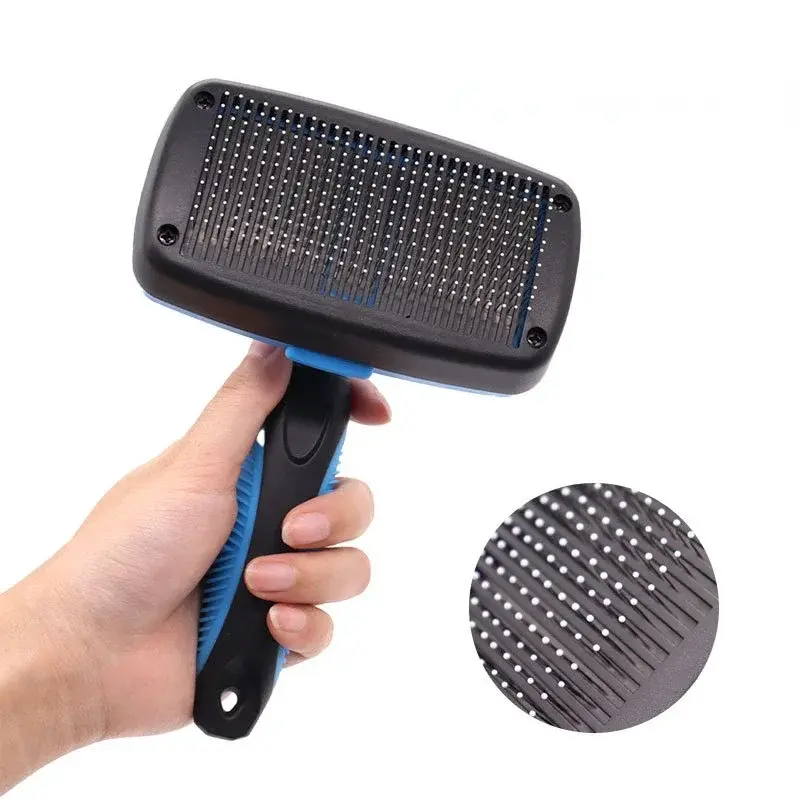 Pet Dog Brush Cat Comb Self Cleaning Pet Hair Remover Brush for Dogs Cats Grooming Tools Pets Dematting Comb Brush Supplies