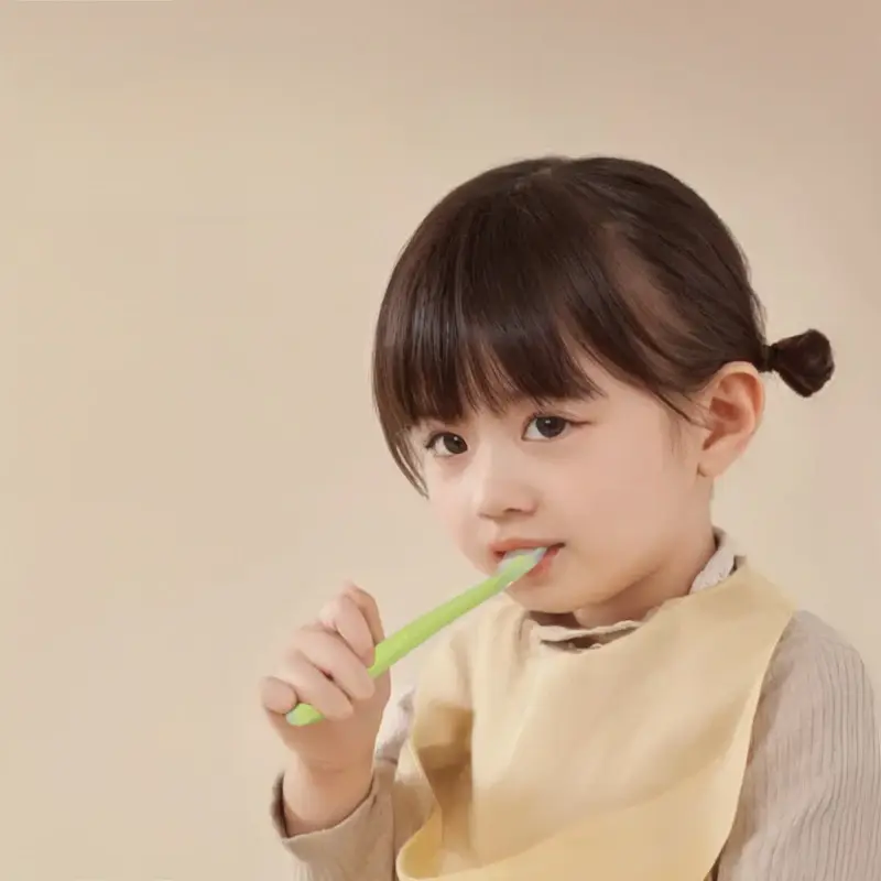 Baby Soft Safety Spoon Bowl Container Silicone Spoons Tableware for Child Infant Solid Feeding Flatware Toddler Feeder Spoon