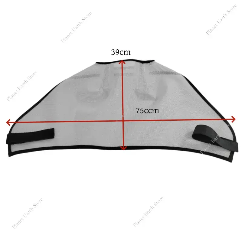 UV Eye Protection Standard Horse Fly Mask-Help with Uveitis Corneal Ulcer Light Sensitivity Recovery Anti-Mosquito Horse Mask