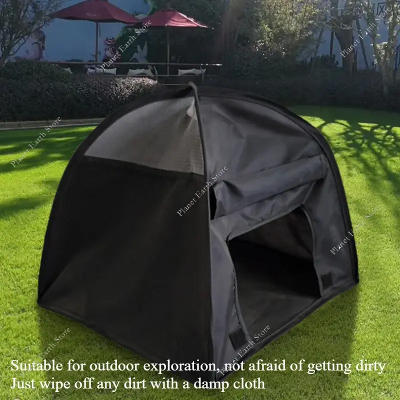 Dog Sun Protection Tent Foldable Cat Tent Hideout Breathable Playground Dog Cat House Comfort Space Effectively Blocks UV Rays