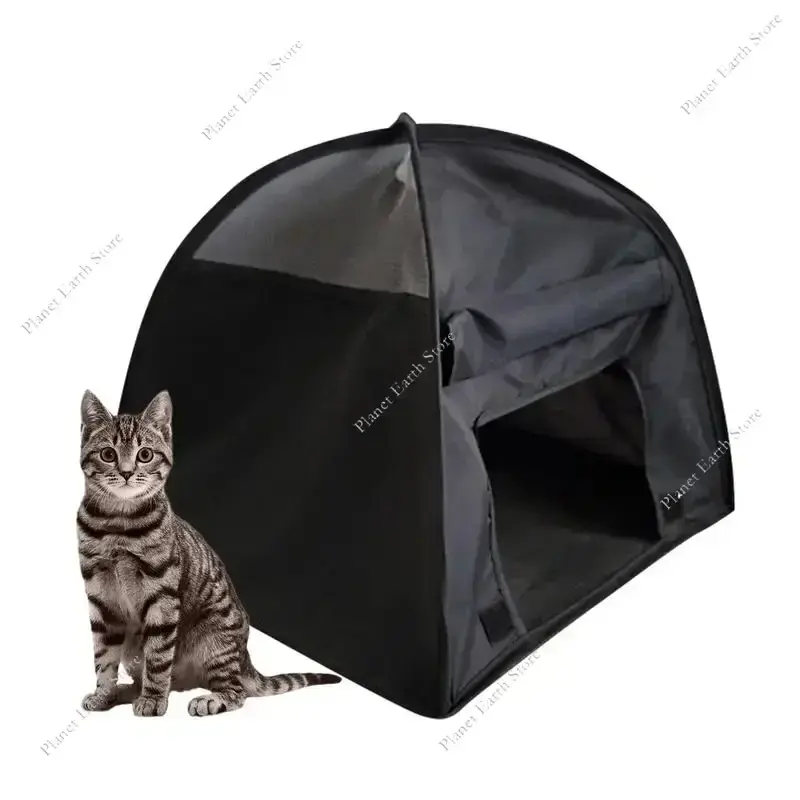 Dog Sun Protection Tent Foldable Cat Tent Hideout Breathable Playground Dog Cat House Comfort Space Effectively Blocks UV Rays