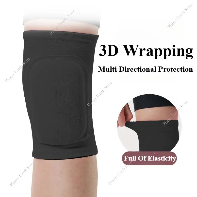 1 Pair Volleyball Knee Pads for Dancers Men Women Kids Soft Breathable Knees Protective High Elastic Sports Knee Pads Protective