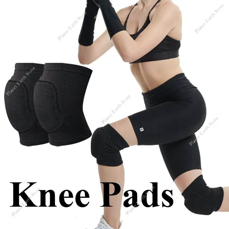 1 Pair Volleyball Knee Pads for Dancers Men Women Kids Soft Breathable Knees Protective High Elastic Sports Knee Pads Protective