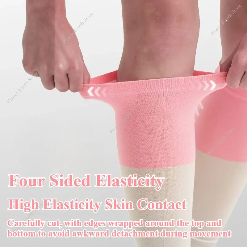 1 Pair Football Socks Calf Shin Guard  Adult Breathable Soft Compression Knee Pads Pressure Leg Sleeves Calf Shin Guard
