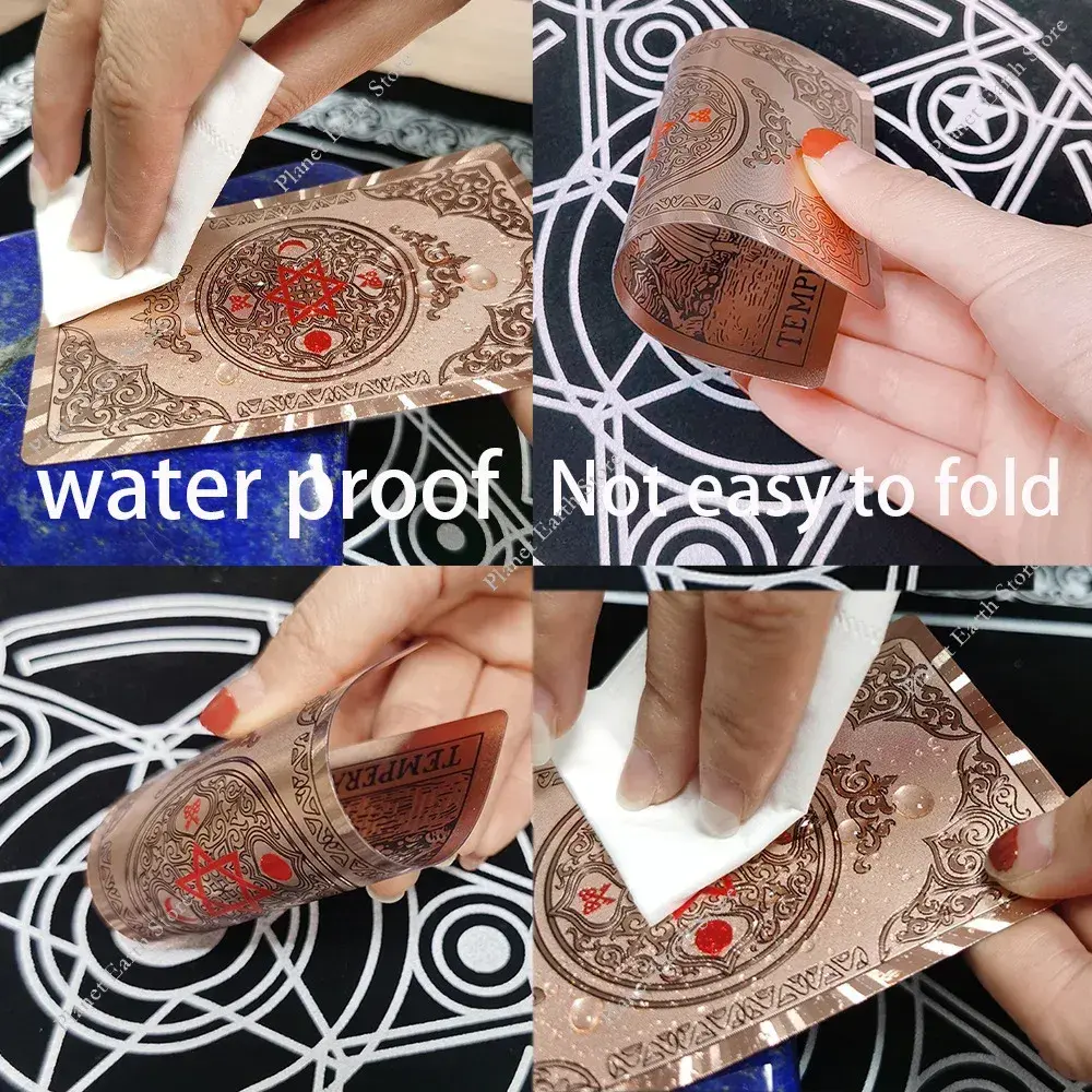 Classics Tarot Fortune Telling Divination Card Family Gathering Plastics Chess Game Leisure Table Game Entertainment Card 12*7CM