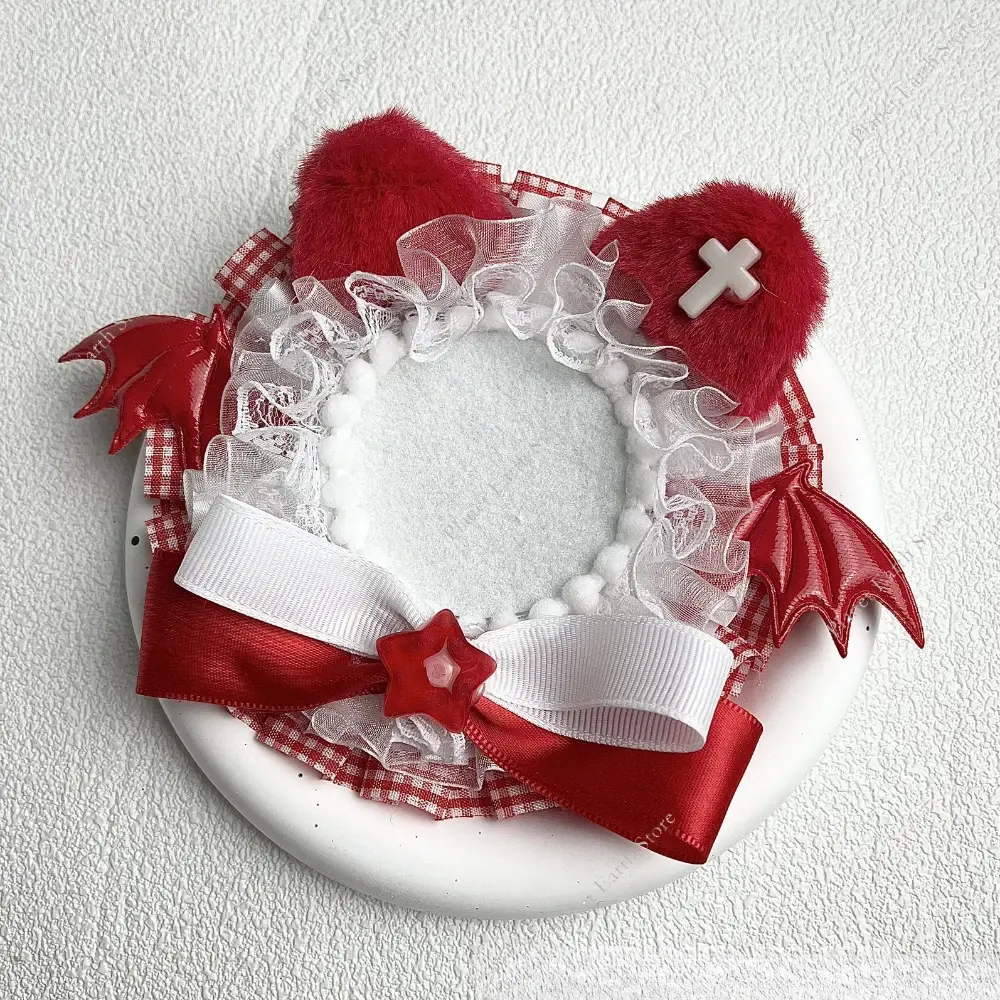 Kawaii Cartoon Badge Pin Holder for Displaying Badge Kitten Ear Anime Badge Cover Displaying Pin Holder Ornament New