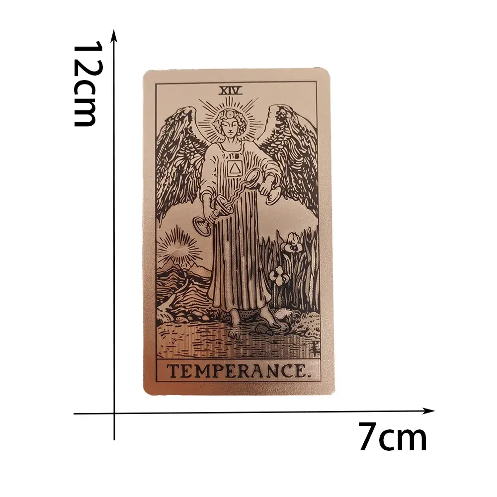 Classics Tarot Fortune Telling Divination Card Family Gathering Plastics Chess Game Leisure Table Game Entertainment Card 12*7CM