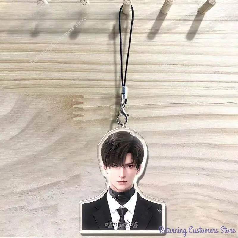 1/5Pcs Game Love & Deepspace Xavier Zayne Rafayel Sylus Caleb Keychains DIY Pendants Decorative Backpack Accessories Ornaments